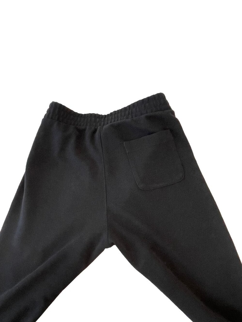 Uniqlo Small Black Knit Ankle Length Pants Elastic Drawstring Stretch Waistband - Picture 10 of 13